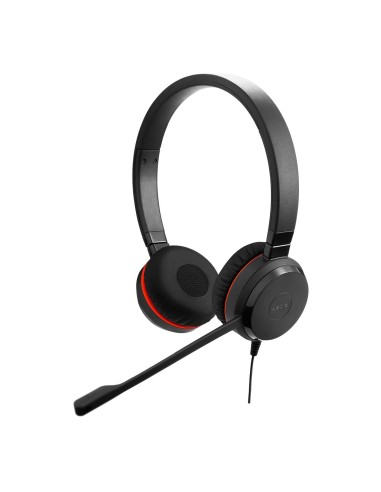 Jabra Evolve 20SE UC Stereo Auricolare Cablato A Padiglione Ufficio USB tipo A Nero