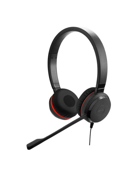 Jabra Evolve 20SE UC Stereo Auricolare Cablato A Padiglione Ufficio USB tipo A Nero
