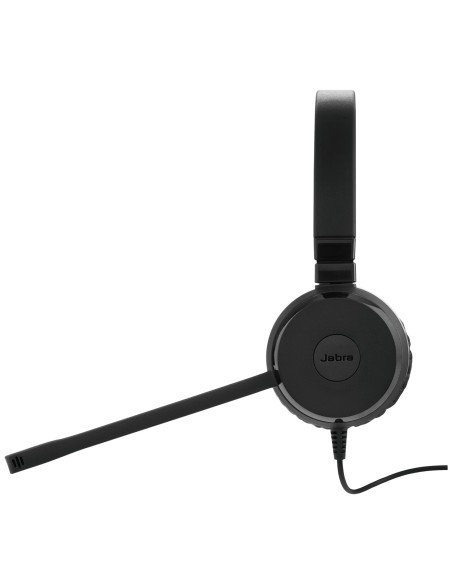 Jabra Evolve 20SE UC Stereo Auricolare Cablato A Padiglione Ufficio USB tipo A Nero