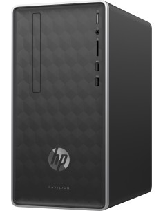 HP Pavilion 590-a0000nl DDR4-SDRAM A9-9425 Mini Tower AMD A9 8 GB 1000 GB HDD Windows 10 Home PC Argento