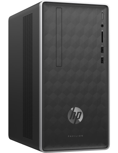 HP Pavilion 590-a0000nl DDR4-SDRAM A9-9425 Mini Tower AMD A9 8 GB 1000 GB HDD Windows 10 Home PC Argento