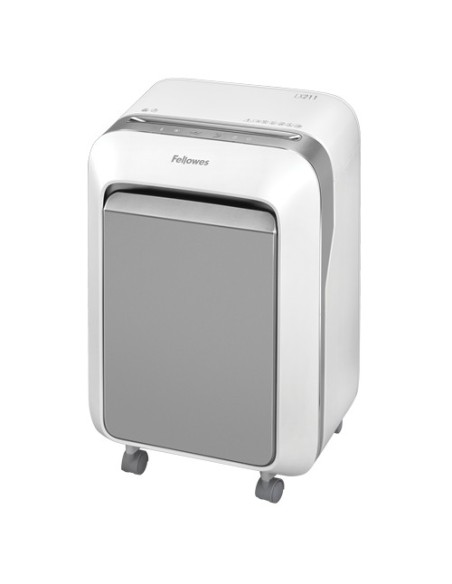 Fellowes Powershred LX21 distruggi documenti Taglio a frammenti Grigio, Bianco