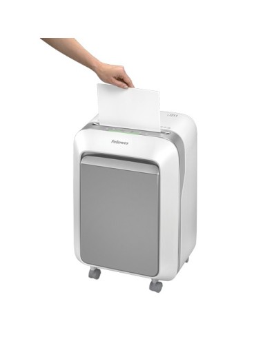 Fellowes Powershred LX21 distruggi documenti Taglio a frammenti Grigio, Bianco
