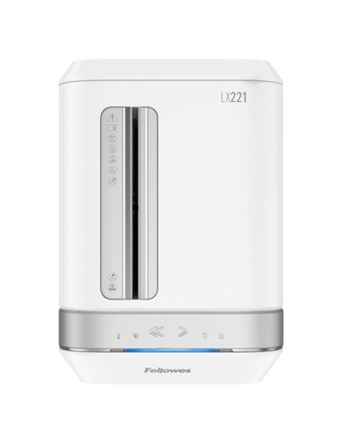 Fellowes Powershred LX221 distruggi documenti Taglio a frammenti Bianco