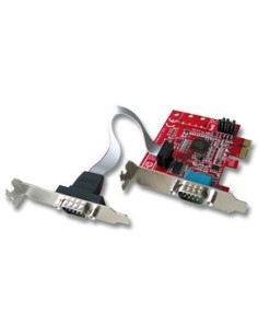 Lindy 2-Port PCIe Serial Card scheda di interfaccia e adattatore