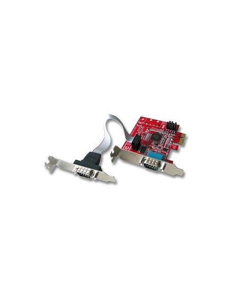 Lindy 2-Port PCIe Serial Card scheda di interfaccia e adattatore