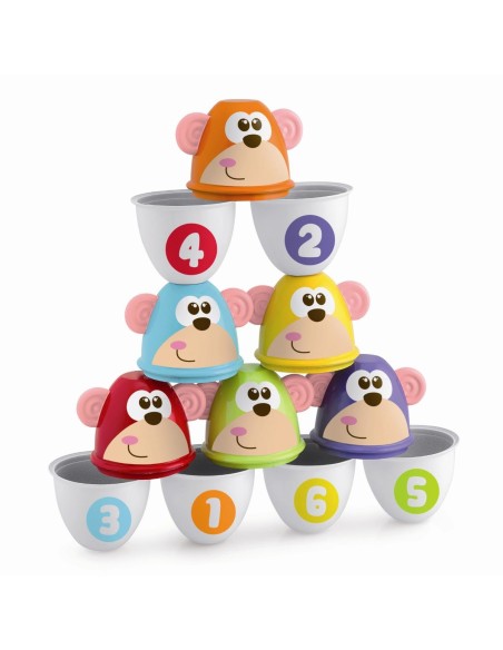 Chicco Monkey Strike 6 Birilli Bowling Bambini