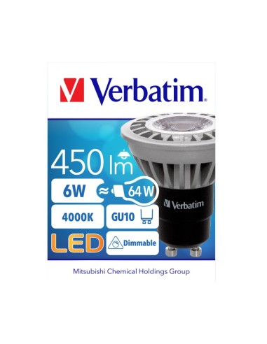 Verbatim 52308 lampada LED 6 W GU10