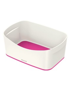Leitz MyBox Vassoio di conservazione Rettangolare ABS sintetico Rosa, Bianco