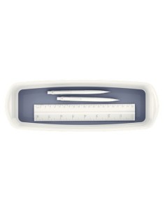 Leitz MyBox Vassoio di conservazione Rettangolare ABS sintetico Grigio, Bianco 2
