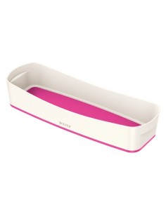 Leitz MyBox Vassoio di conservazione Rettangolare ABS sintetico Rosa, Bianco