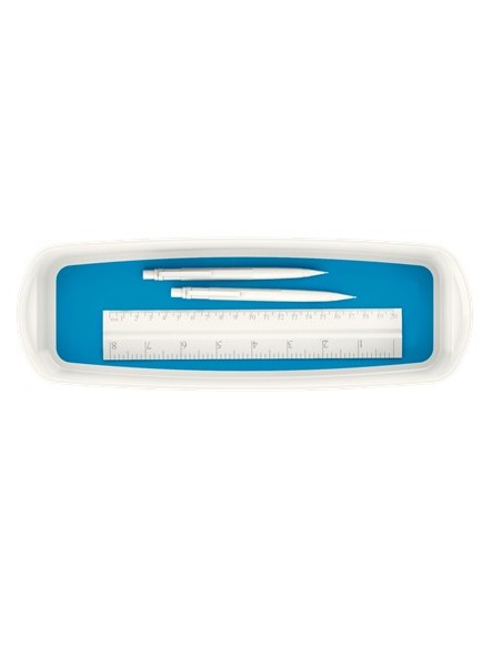 Leitz MyBox Vassoio di conservazione Rettangolare ABS sintetico Blu, Bianco
