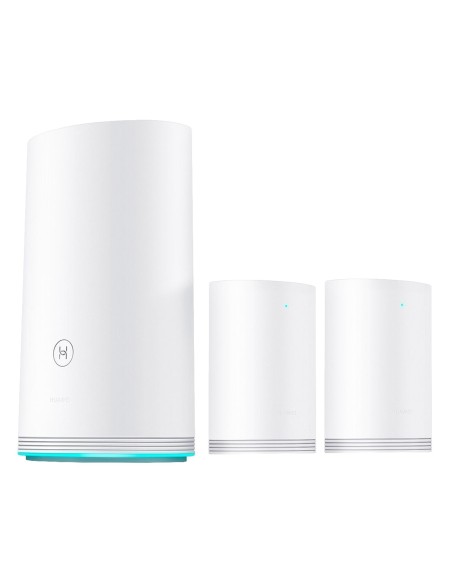 Huawei WiFi Q2 Pro (1 Base + 2 Satellite) router wireless Gigabit Ethernet Dual-band (2.4 GHz 5 GHz) 4G Bianco