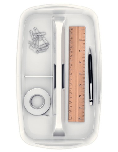 Leitz MyBox Vassoio di conservazione Rettangolare Acrilonitrile butadiene stirene (ABS) Bianco