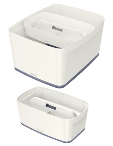 Leitz MyBox Vassoio di conservazione Rettangolare Acrilonitrile butadiene stirene (ABS) Bianco