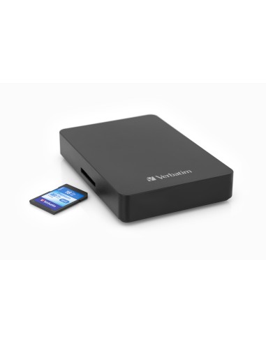 Verbatim HDD (Disco Rigido) Store 'n' Go USB 3.0 con lettore Scheda SD - 1 TB + Scheda SD 16 GB