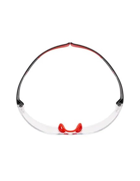 3M 7100148026 occhialini e occhiali di sicurezza Occhialini di sicurezza Policarbonato (PC) Grigio, Rosso