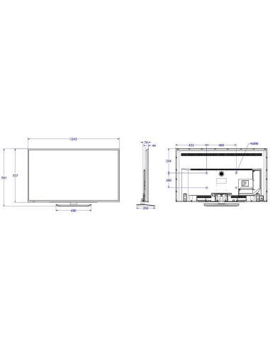 Philips Studio 55HFL2899S 12 TV Hospitality 139,7 cm (55") 4K Ultra HD 350 cd m² Nero 16 W