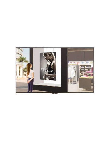 LG 55XS2D-B visualizzatore di messaggi Pannello piatto per segnaletica digitale 139,7 cm (55") LCD 2500 cd m² Full HD Nero Web