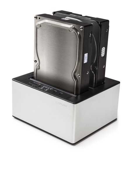 Freecom mDOCK Duplicator Nero, Argento