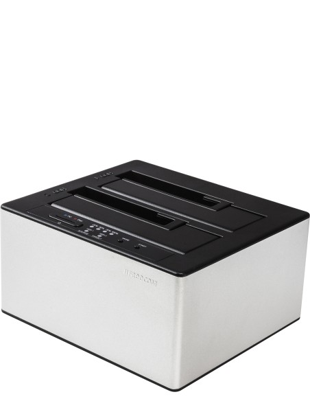 Freecom mDOCK Duplicator Nero, Argento