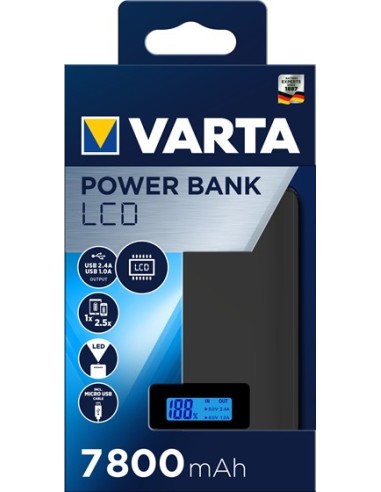 Varta 57970 Ioni di Litio 7800 mAh Grigio