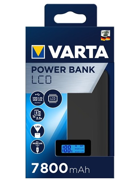 Varta 57970 Ioni di Litio 7800 mAh Grigio