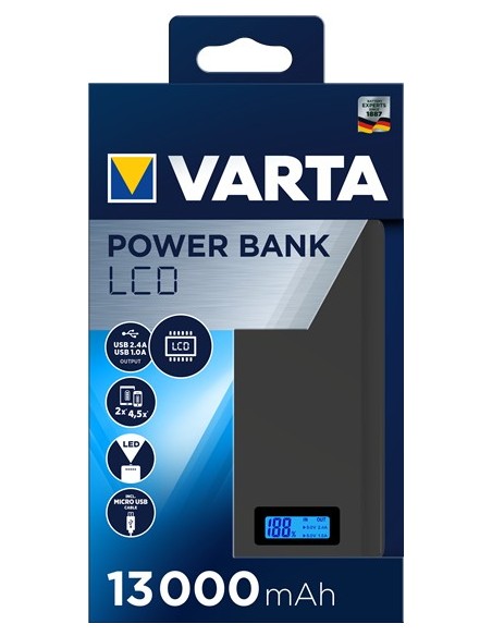 Varta 57971 Ioni di Litio 13000 mAh Grigio