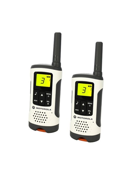 Motorola TLKR T50 ricetrasmittente 8 canali Grigio, Metallico