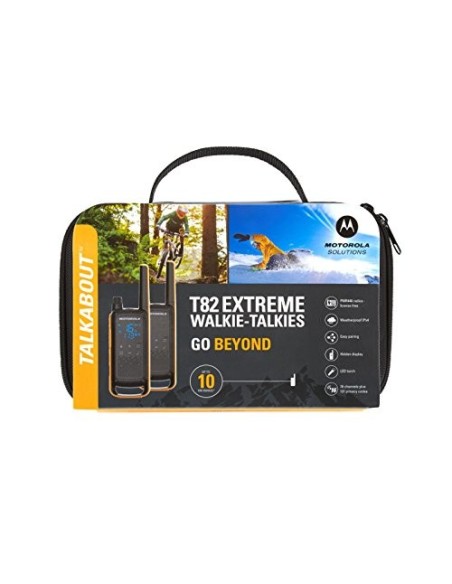 Motorola Talkabout T82 Extreme Twin Pack ricetrasmittente 16 canali Nero, Arancione