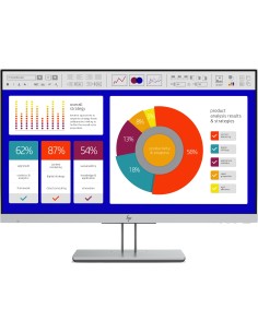 HP EliteDisplay E243p 60,5 cm (23.8") 1920 x 1080 Pixel Full HD LED Nero, Argento