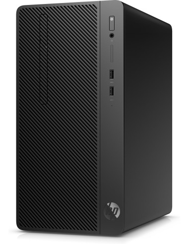 HP 290 G2 Microtower-PC DDR4-SDRAM i3-8100 Intel® Core™ i3 8 GB 256 GB SSD Windows 10 Pro Nero