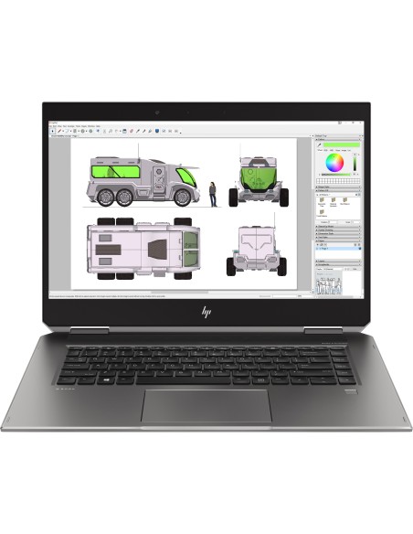 HP ZBook x360 G5 Workstation mobile 39,6 cm (15.6") Touch screen 4K Ultra HD Intel® Core™ i7 16 GB DDR4-SDRAM 512 GB SSD