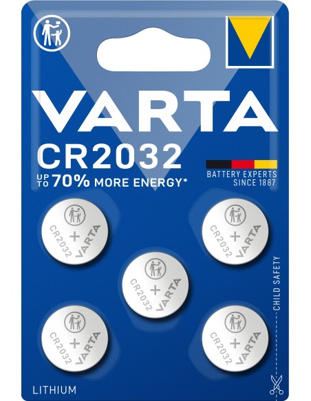 Varta Lithium Coin CR2032 Blister 5