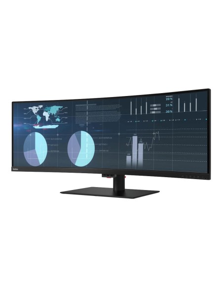 Lenovo ThinkVision P44w 110,2 cm (43.4") 3840 x 1200 Pixel LED Nero