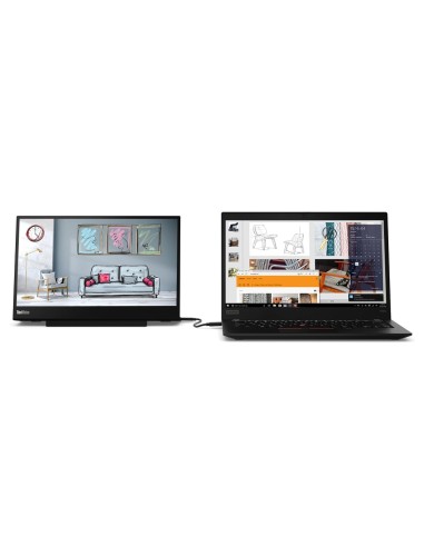 Lenovo ThinkVision M14 35,6 cm (14") 1920 x 1080 Pixel Full HD LED Nero