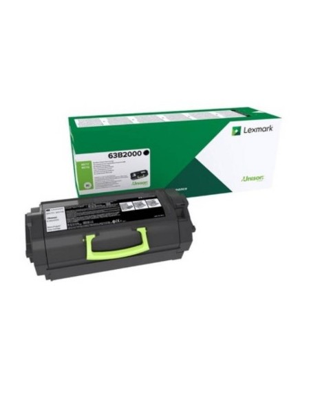 Lexmark 63B2000 cartuccia toner 1 pz Originale Nero