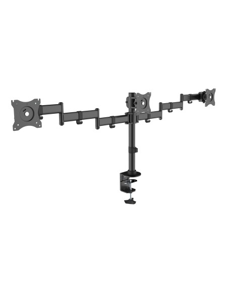 Equip 650116 supporto da tavolo per Tv a schermo piatto 68,6 cm (27") Morsa Nero