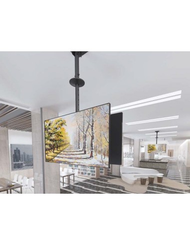 Equip 650370 Supporto per display espositivi 165,1 cm (65") Nero