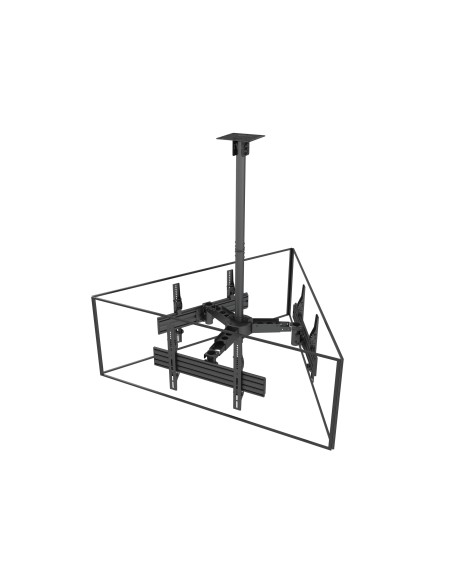 Equip 650371 Supporto per display espositivi 165,1 cm (65") Nero