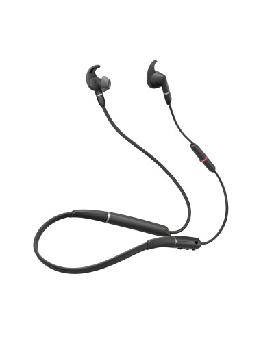 Jabra Evolve 65e MS & Link 370 Auricolare Wireless Passanuca Ufficio Micro-USB Bluetooth Nero