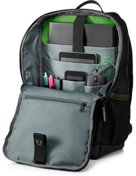 HP Pavilion Gaming Backpack 400 zaino Nero Verde