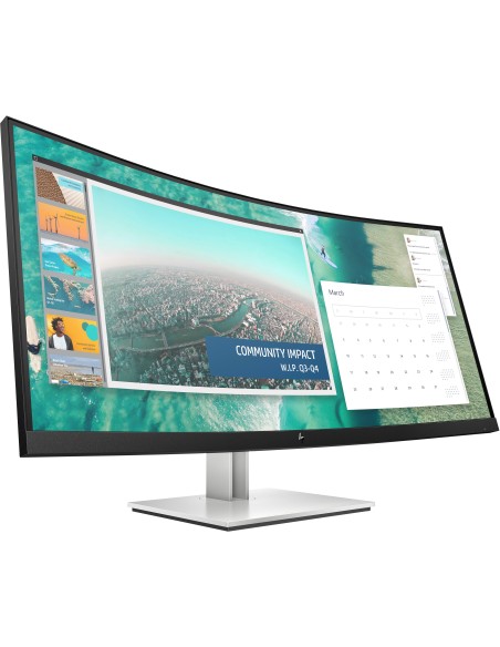 HP E344c 86,4 cm (34") 3440 x 1440 Pixel Quad HD LED Nero, Argento