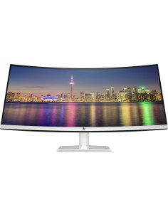 HP 34f 86,4 cm (34") 3440 x 1440 Pixel UltraWide Quad HD LED Nero, Bianco