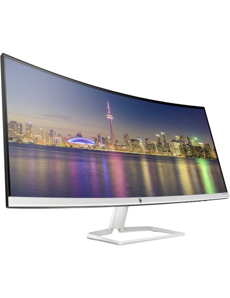 HP 34f 86,4 cm (34") 3440 x 1440 Pixel UltraWide Quad HD LED Nero, Bianco