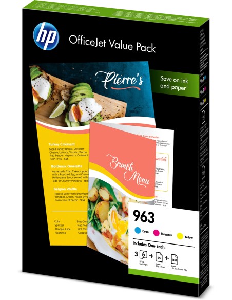 HP Pacchetto convenienza per ufficio 963