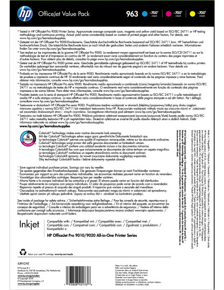 HP Pacchetto convenienza per ufficio 963