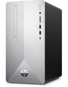HP Pavilion 595-p0054nl DDR4-SDRAM i3-8100 Mini Tower Intel® Core™ i3 8 GB 2128 GB HDD+SSD Windows 10 Home PC Argento 2