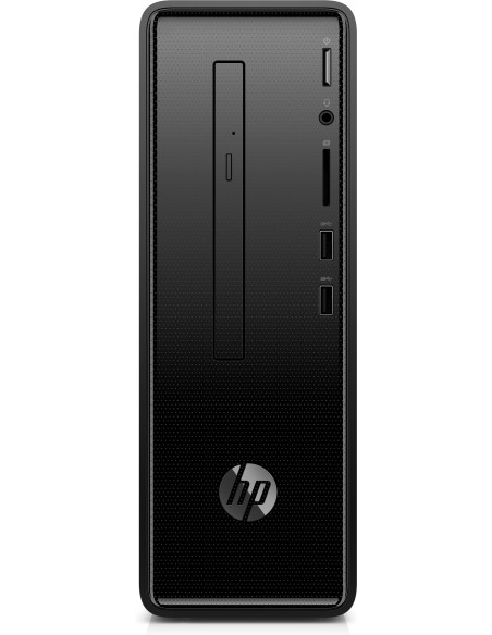 HP Slimline 290-a0004nl DDR4-SDRAM A9-9425 Mini Tower AMD A9 8 GB 1128 GB HDD+SSD Windows 10 Home PC Nero