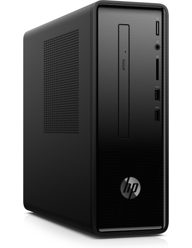 HP Slimline 290-a0004nl DDR4-SDRAM A9-9425 Mini Tower AMD A9 8 GB 1128 GB HDD+SSD Windows 10 Home PC Nero